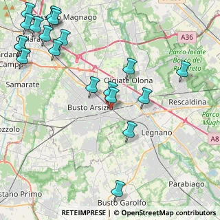 Mappa Via Amalfi, 21052 Busto Arsizio VA, Italia (5.838)