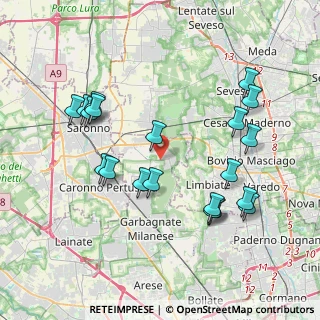 Mappa Piazza S. Pietro, 20020 Solaro MI, Italia (4.0915)