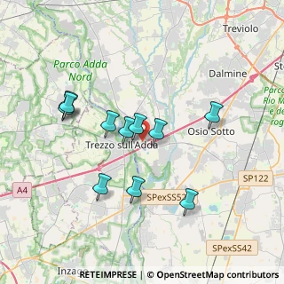 Mappa Via Domenico Grassi, 24042 Capriate San Gervasio BG, Italia (3.37182)