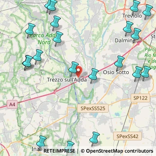 Mappa Via Domenico Grassi, 24042 Capriate San Gervasio BG, Italia (6.3695)