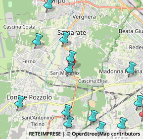 Mappa Via Trento, 21017 Samarate VA, Italia (3.19667)