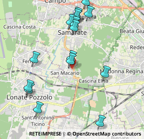 Mappa Via Trento, 21017 Samarate VA, Italia (2.2575)