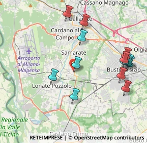 Mappa Via Trento, 21017 Samarate VA, Italia (4.34385)