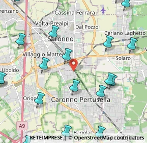 Mappa Via Pitagora, 21042 Caronno Pertusella VA, Italia (2.94895)