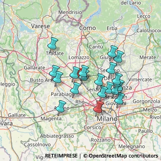 Mappa Via Pitagora, 21042 Caronno Pertusella VA, Italia (12.23737)