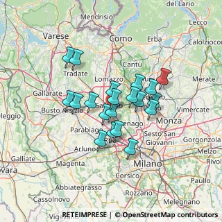 Mappa Via Pitagora, 21042 Caronno Pertusella VA, Italia (10.2285)