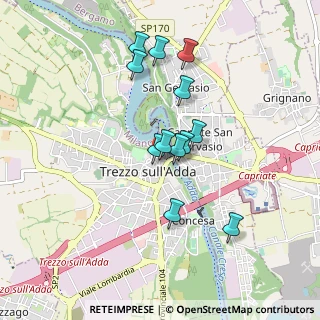 Mappa Via Valverde, 20056 Trezzo sull'Adda MI, Italia (0.75667)