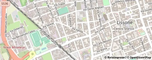 Mappa Lissone