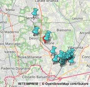 Mappa Via Varese, 20035 Lissone MB, Italia (3.8205)