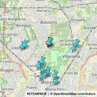 Mappa Piazza Don Primo Mazzolari, 20854 Vedano al Lambro MB, Italia (1.99867)