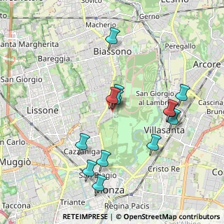 Mappa Piazza Don Primo Mazzolari, 20854 Vedano al Lambro MB, Italia (1.90538)
