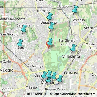 Mappa Piazza Don Primo Mazzolari, 20854 Vedano al Lambro MB, Italia (2.50167)