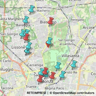 Mappa Piazza Don Primo Mazzolari, 20854 Vedano al Lambro MB, Italia (2.44056)
