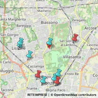 Mappa Piazza Don Primo Mazzolari, 20854 Vedano al Lambro MB, Italia (2.56455)