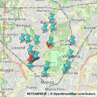 Mappa Piazza Don Primo Mazzolari, 20854 Vedano al Lambro MB, Italia (1.9075)