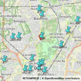 Mappa Piazza Don Primo Mazzolari, 20854 Vedano al Lambro MB, Italia (3.03176)