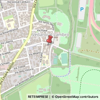 Mappa Piazza Don Primo Mazzolari, 5, 20854 Vedano al Lambro, Monza e Brianza (Lombardia)