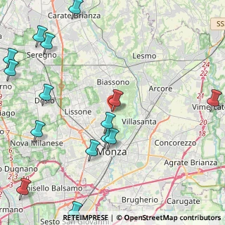 Mappa Piazza Don Primo Mazzolari, 20854 Vedano al Lambro MB, Italia (5.906)