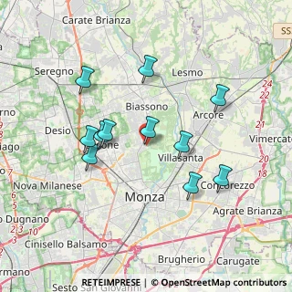 Mappa Piazza Don Primo Mazzolari, 20854 Vedano al Lambro MB, Italia (3.36091)