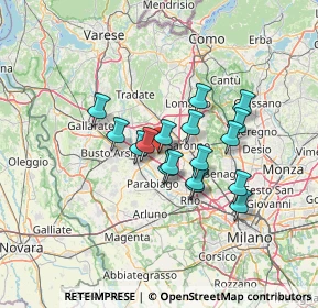 Mappa Via Togliatti 1 Centro Commerciale Auchan, 20027 Rescaldina MI, Italia (10.12706)