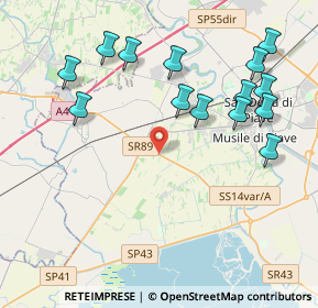 Mappa Strada Statale Variante di San Donà di Piave, 30024 Musile di Piave VE, Italia (4.50786)