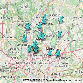 Mappa Via del Commercio, 20033 Desio MB, Italia (6.15)