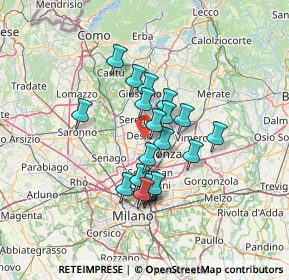 Mappa Via del Commercio, 20033 Desio MB, Italia (10.331)