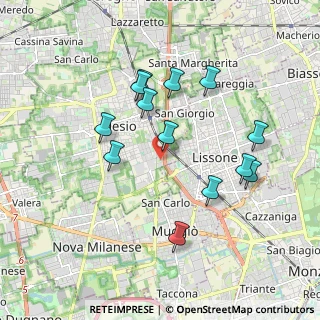Mappa Via del Commercio, 20033 Desio MB, Italia (1.76692)