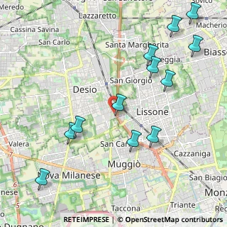 Mappa Via del Commercio, 20033 Desio MB, Italia (2.4375)