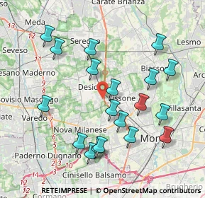 Mappa Via del Commercio, 20033 Desio MB, Italia (3.98105)