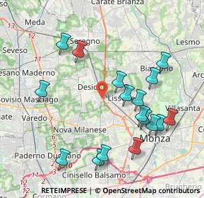 Mappa Via del Commercio, 20033 Desio MB, Italia (4.18353)