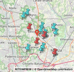 Mappa Via del Commercio, 20033 Desio MB, Italia (3.03688)
