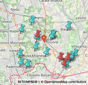 Mappa Via del Commercio, 20033 Desio MB, Italia (4.011)