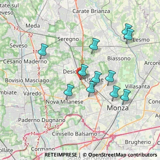 Mappa Via del Commercio, 20033 Desio MB, Italia (3.57455)