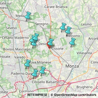 Mappa Via del Commercio, 20033 Desio MB, Italia (3.87818)
