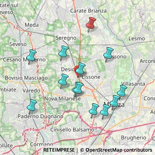 Mappa Via del Commercio, 20033 Desio MB, Italia (3.92692)