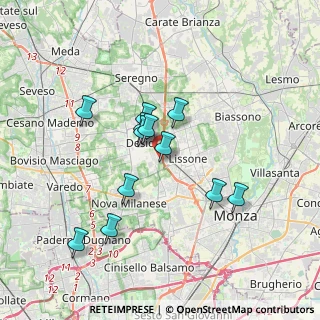 Mappa Via del Commercio, 20033 Desio MB, Italia (3.045)