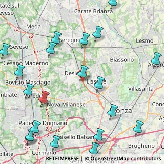 Mappa Via del Commercio, 20033 Desio MB, Italia (6.097)