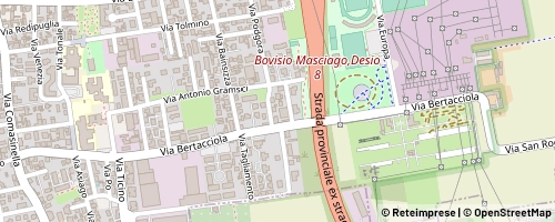 Mappa Bovisio Masciago