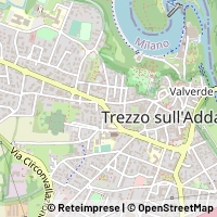 Map Trezzo sull'Adda