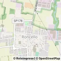Hartă Roncello