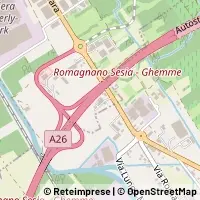 Mapa Romagnano Sesia