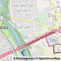 Hartă Capriate San Gervasio