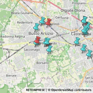 Mappa Via Melzo, 21052 Busto Arsizio VA, Italia (2.31625)