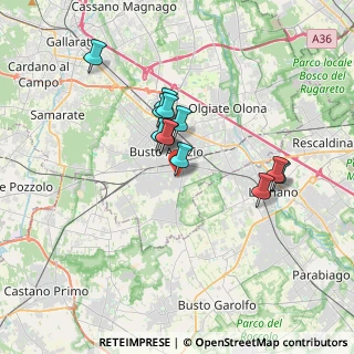 Mappa Via Melzo, 21052 Busto Arsizio VA, Italia (2.81583)