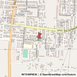 Mappa Via Antonio Gramsci, 31022 Preganziol TV, Italia, 31022 Preganziol, Treviso (Veneto)