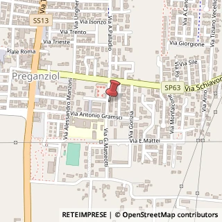 Mappa Via Giuseppe Saragat, 15, 31022 Preganziol, Treviso (Veneto)