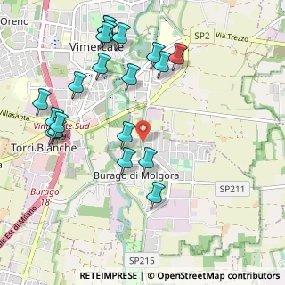 Mappa Via Ugo Foscolo, 20875 Burago di Molgora MB, Italia (1.18)