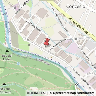 Mappa Via Giovanni Falcone, 25062 Concesio BS, Italia, 25062 Concesio, Brescia (Lombardia)