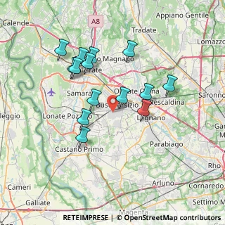 Mappa Via Principessa Mafalda, 21052 Busto Arsizio VA, Italia (6.66714)